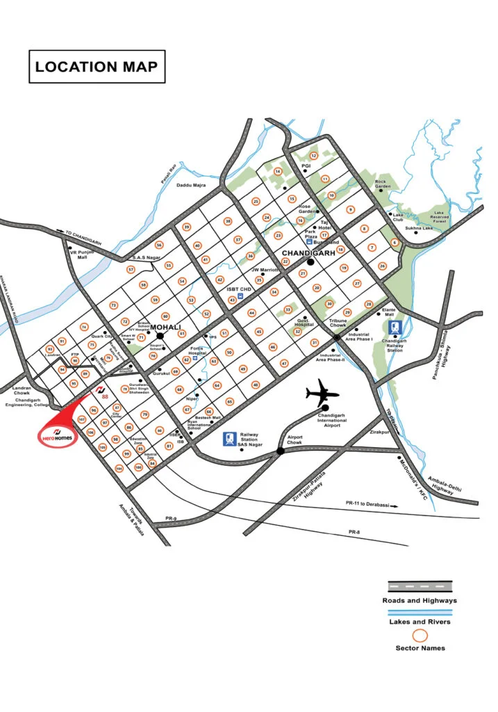 Hero Homes hero homes location map