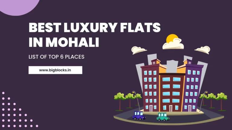 Blog banner showing best luxury flats in mohali